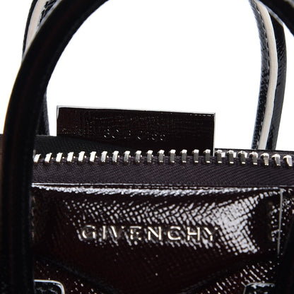 Givenchy Patent Mini Tri-Color Antigona Black White Brown 9 of 9