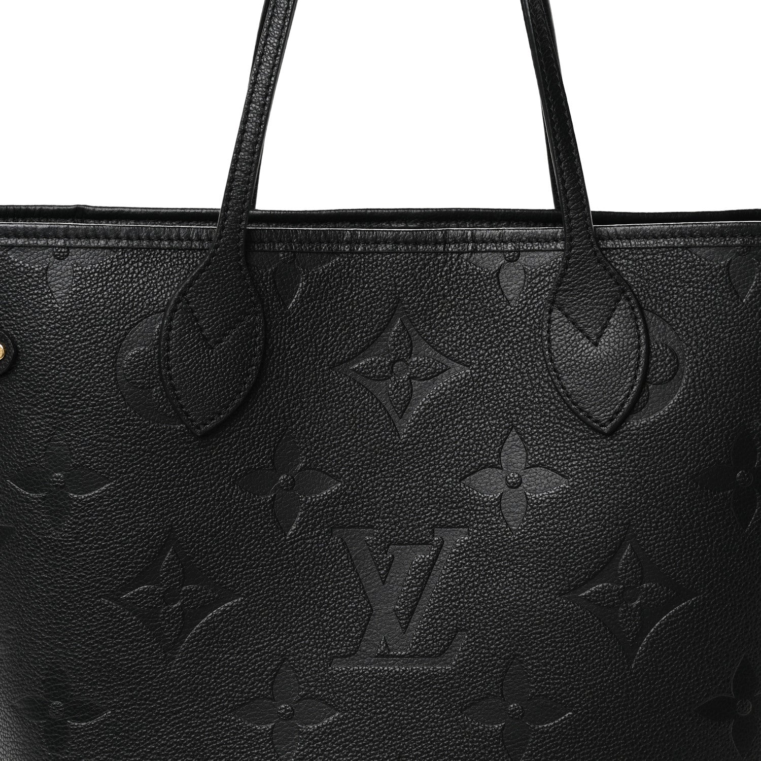 Louis Vuitton Empreinte Monogram Giant Neverfull MM Black 8 of 11