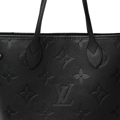 Louis Vuitton Empreinte Monogram Giant Neverfull MM Black 8 of 11