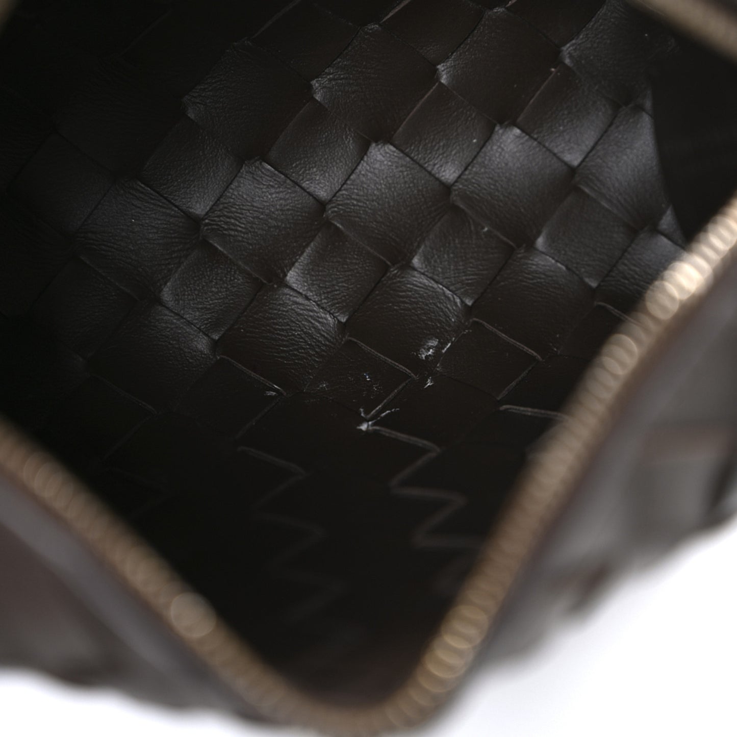 Nappa Intrecciato Mini Loop Camera Bag Light Brown