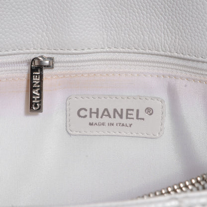 Chanel Caviar Quilted Grand Shopping Tote GST White 5 of 8