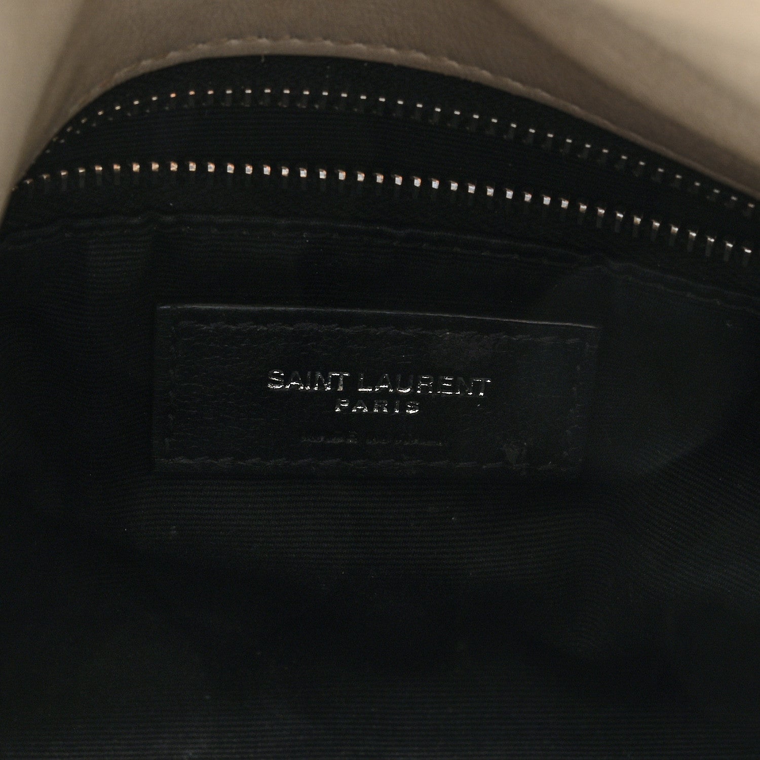 Saint Laurent Lambskin Quilted Toy Loulou Puffer Monogram Chain Satchel Blanc Vintage 6 of 8