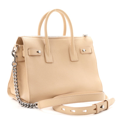 Saint Laurent Grained Calfskin Baby Sac De Jour Souple Dark Beige 3 of 10