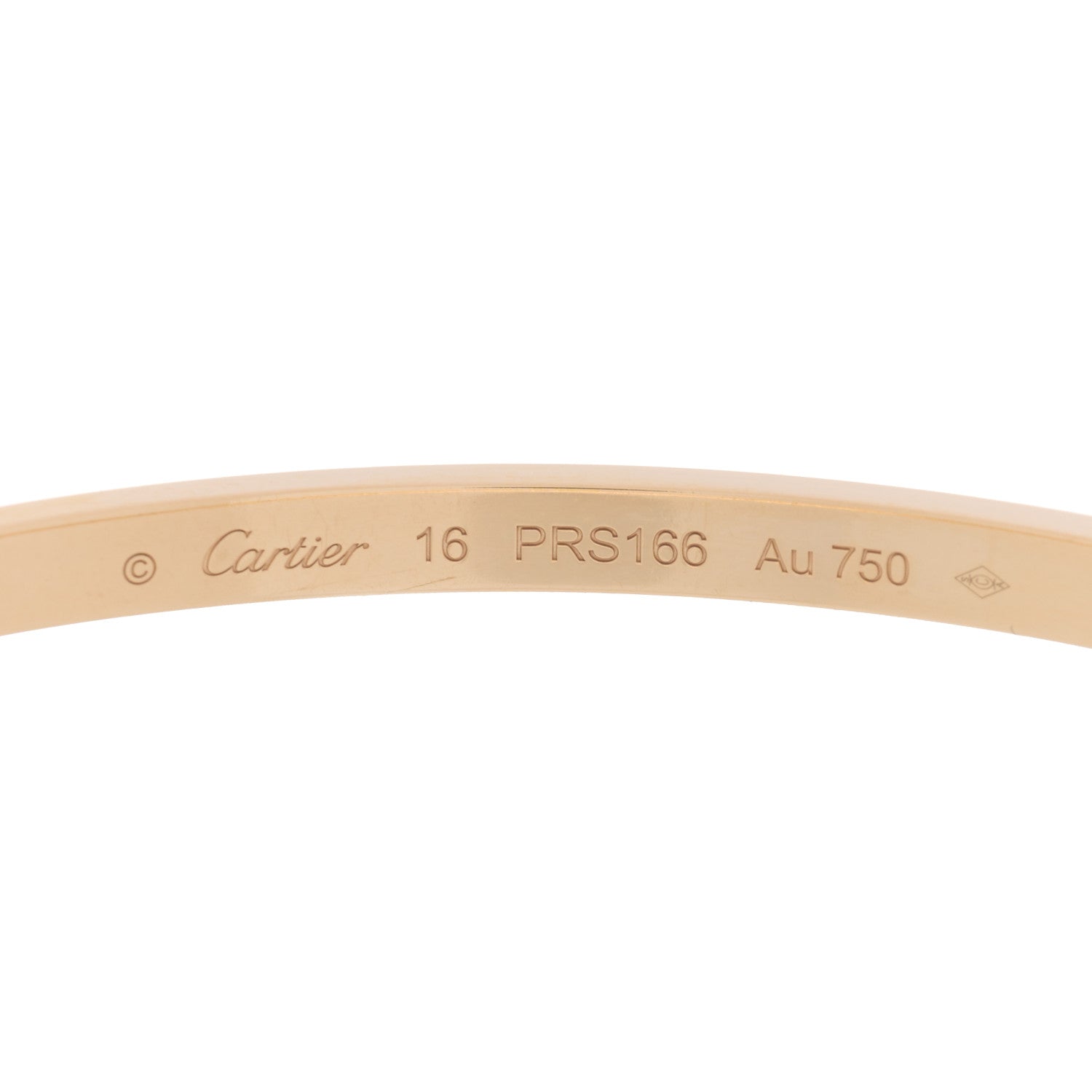 Cartier 18K Yellow Gold Small LOVE Bracelet 16 3 of 5