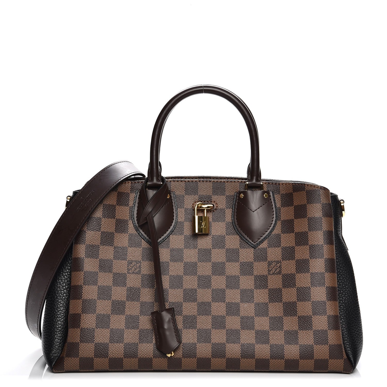 Louis Vuitton Cuir Taurillon Damier Ebene Normandy Black 1 of 8