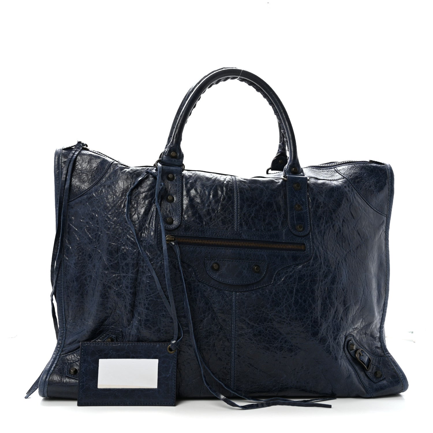 Balenciaga Agneau Classic Hardware Weekender Officier 3 of 11