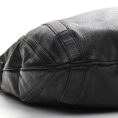 Gucci Pebbled Calfskin Medium Abbey Convertible Tote Black 8 of 16