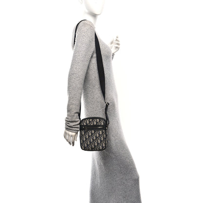 Christian Dior Oblique Messenger Pouch Beige Black 2 of 9