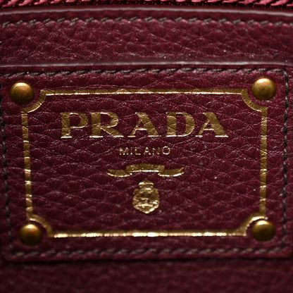 Prada Vitello Daino Tote Granato 6 of 11