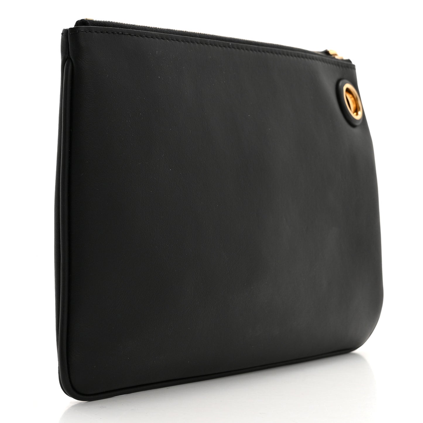 Vitello Century Snakeskin F is Fendi Tri-Color Triplette Pouch Set Powder Camelia Black