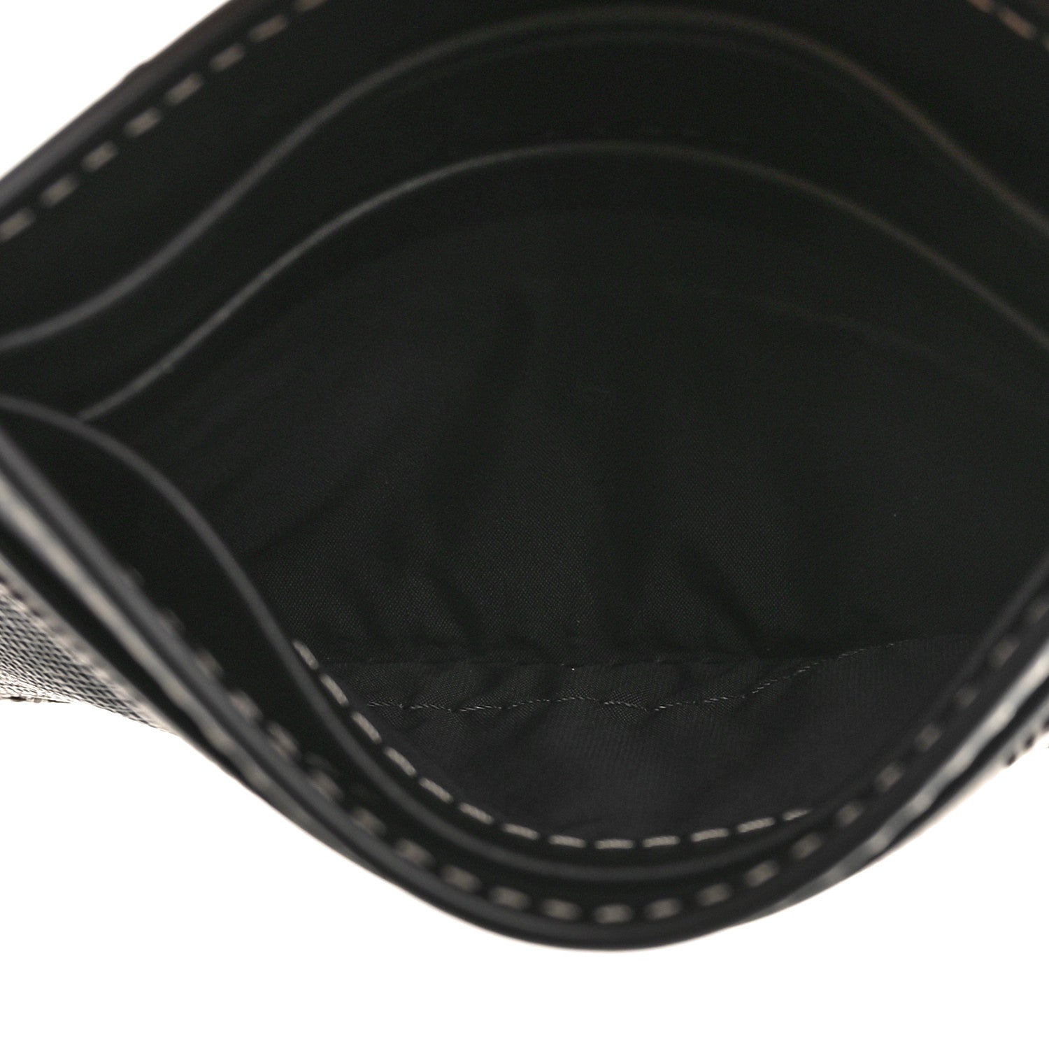 Burberry Calfskin Check Card Holder Black White 5 of 8