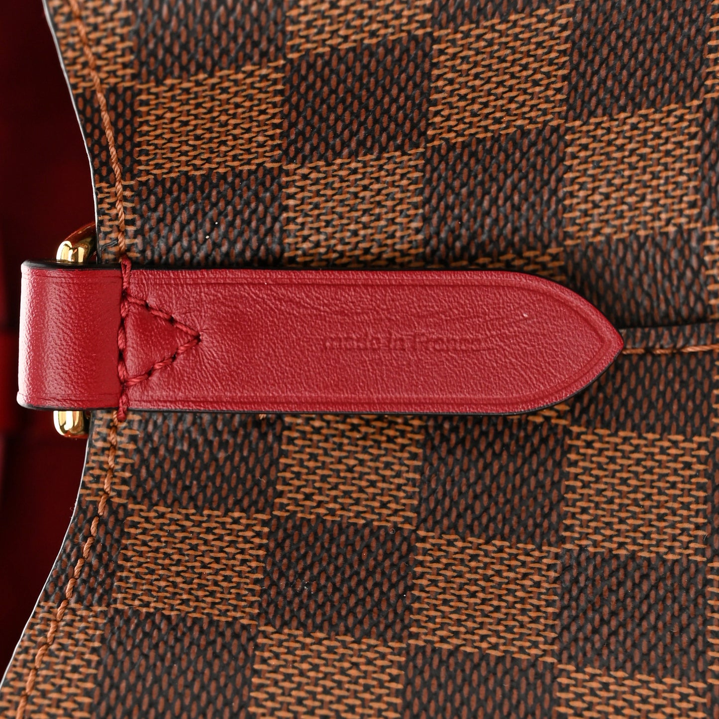 Damier Ebene Neonoe MM Cherry Berry