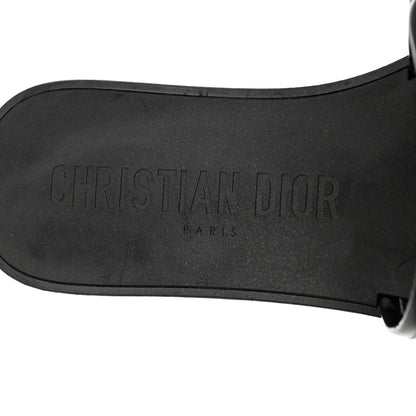 Christian Dior Calfskin Cannage Dio(r)evolution Slide Sandals 36 Black 8 of 10