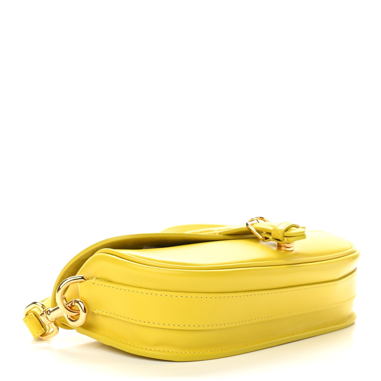 Christian Dior Box Calfskin East West Bobby Bag Mustard Yellow 4 of 9
