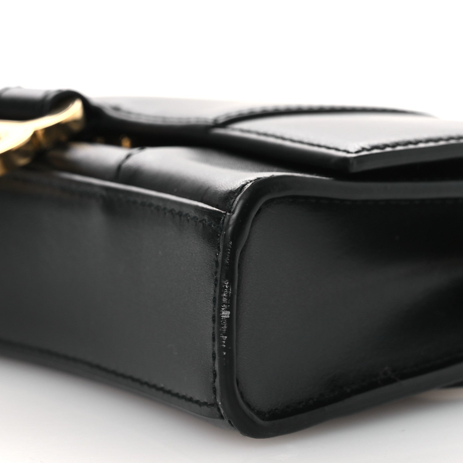 Balenciaga Shiny Box Calfskin Hourglass Chain Bag Black 11 of 11