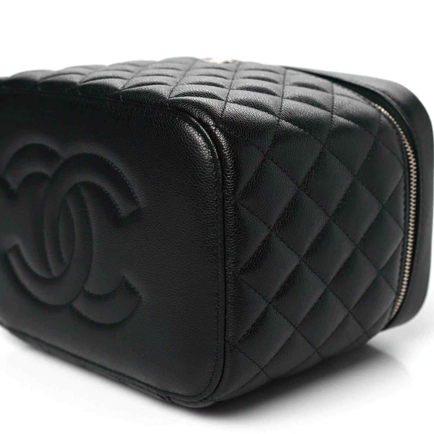 Chanel Caviar Quilted Large Vanity Pouch Black 10 of 11