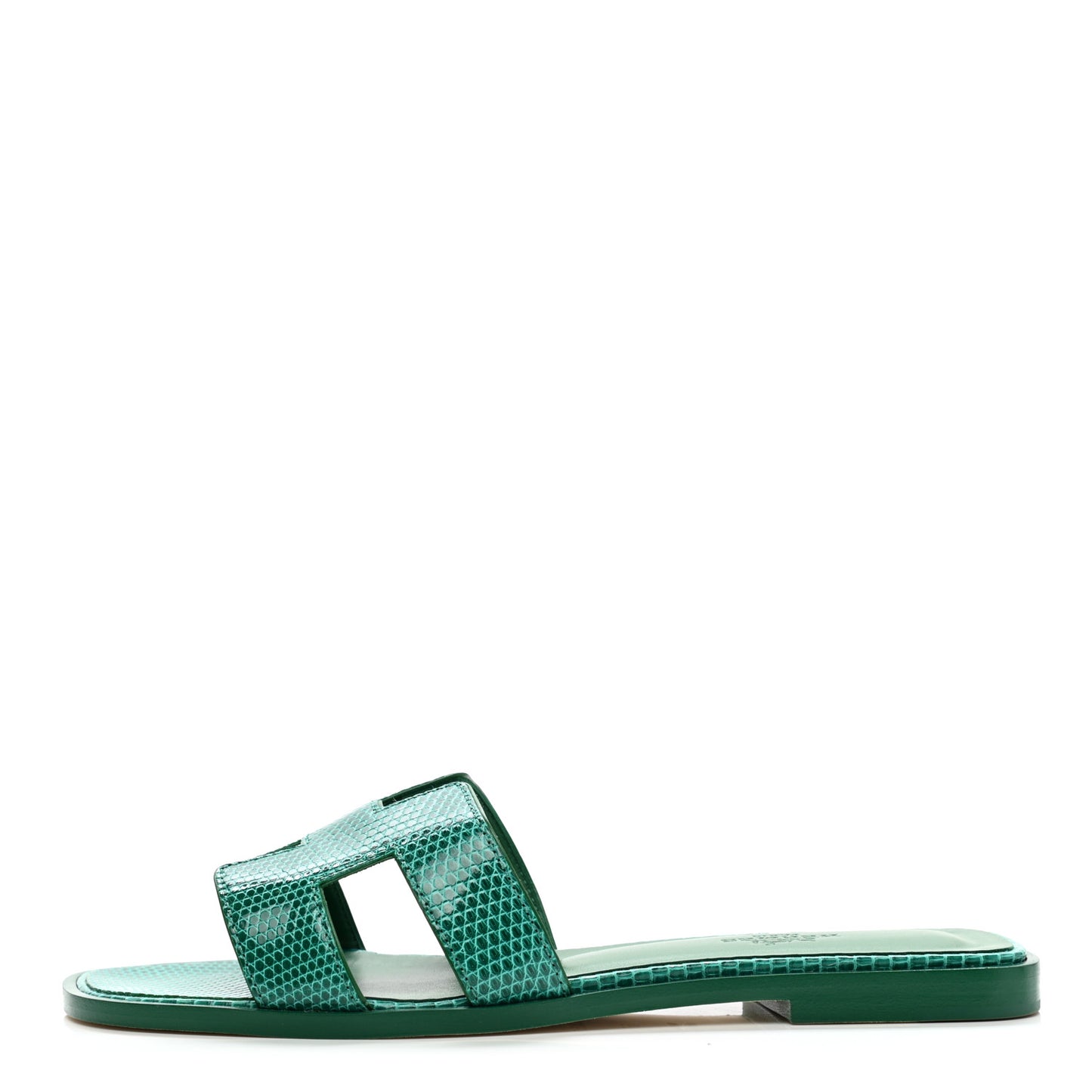 Lizard Oran Sandals 37 Vert Emeraude