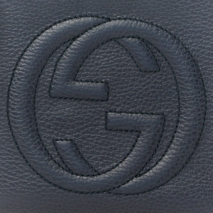 Gucci Dollar Calfskin Small Soho Disco Bag Blue Hibiscus Red Mystic White 9 of 11