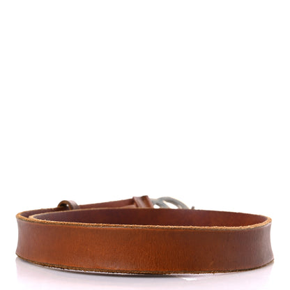 Gucci Cuoio Toscano Nickel Double Double G 30mm Belt 80 32 Cuir 2 of 9