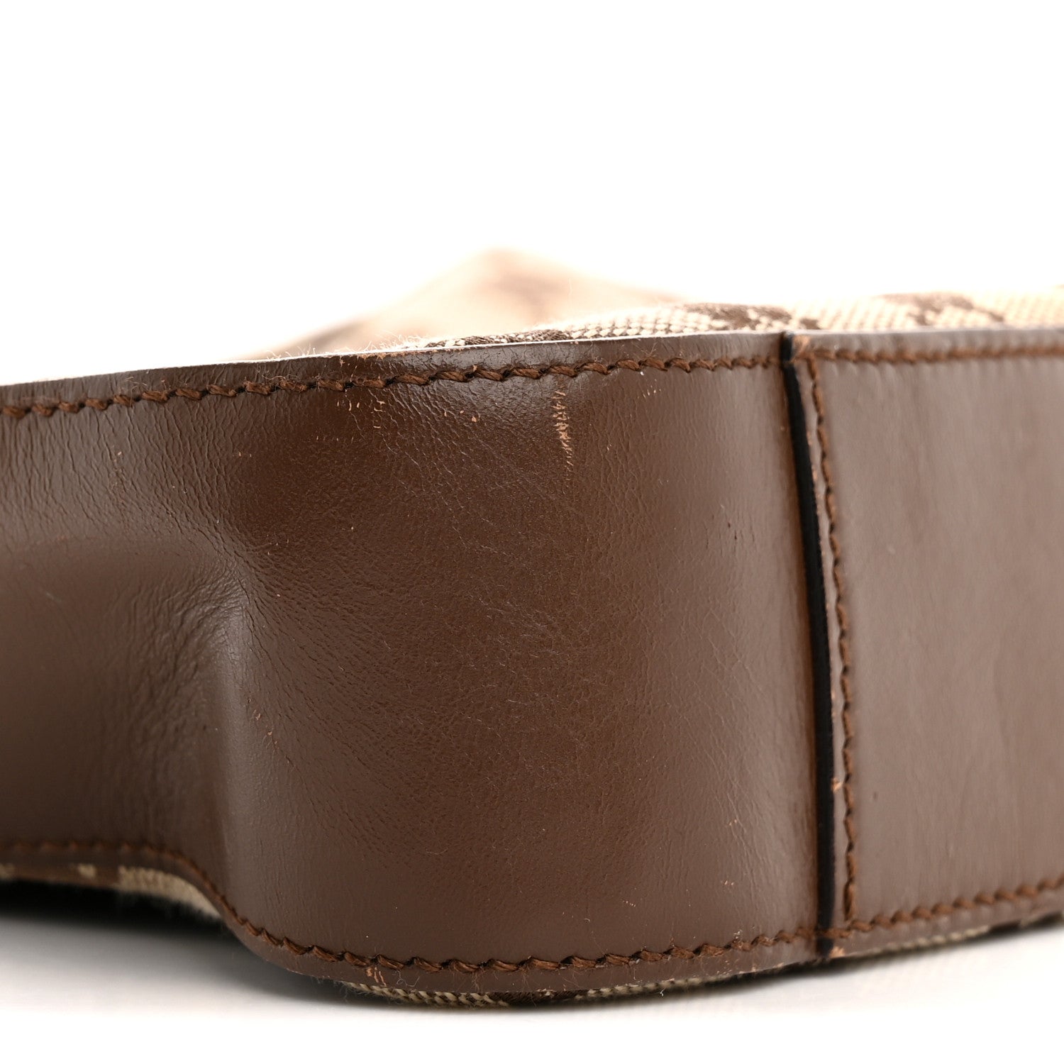 Gucci Monogram GG Small Clasp Hobo Brown 9 of 10