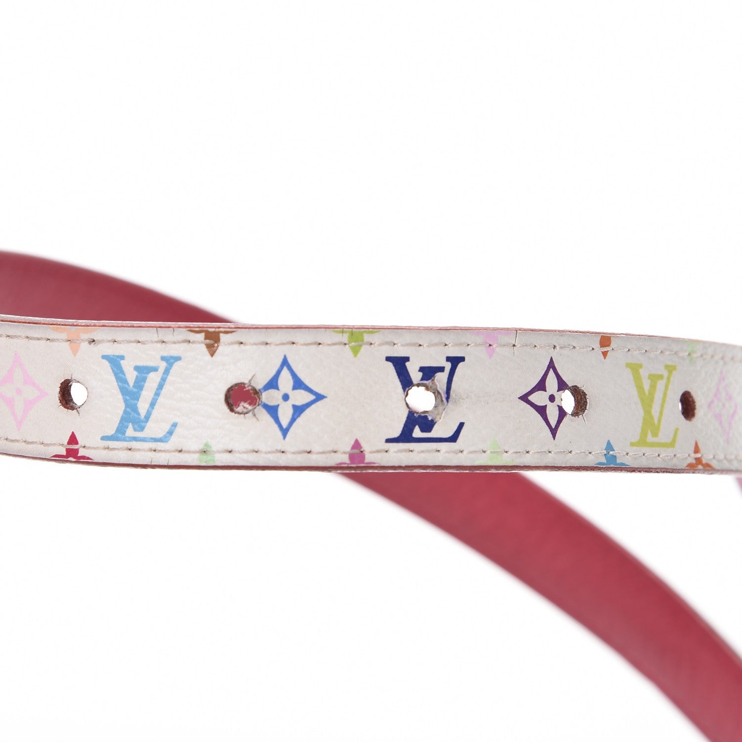 Louis Vuitton Monogram Multicolor LV Initiales Belt 80 32 White 5 of 10