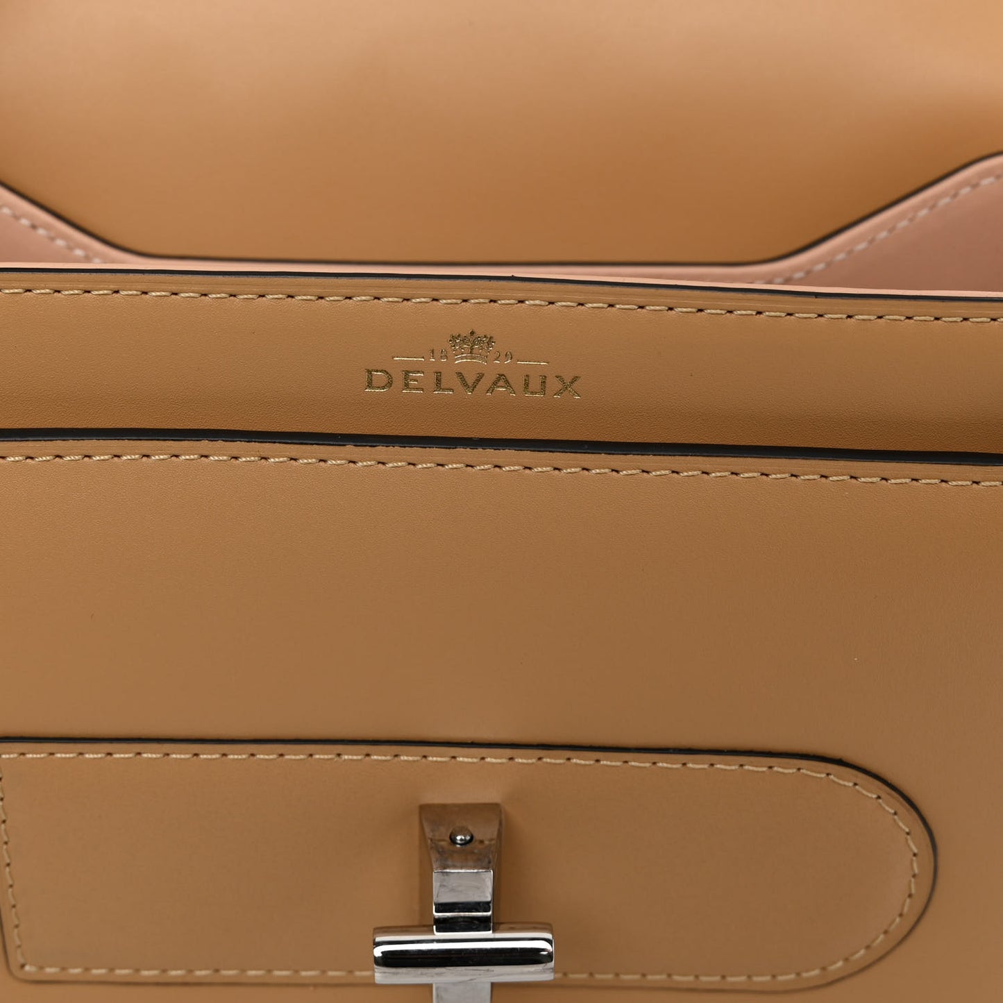 Olen Calfskin Small Lingot Crossbody Latte