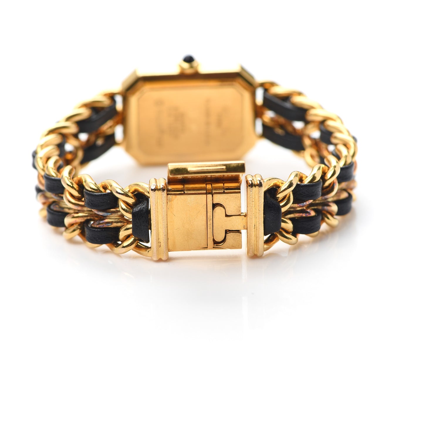 Stainless Steel Lambskin 20mm Chain Premiere Quartz Watch Gold M