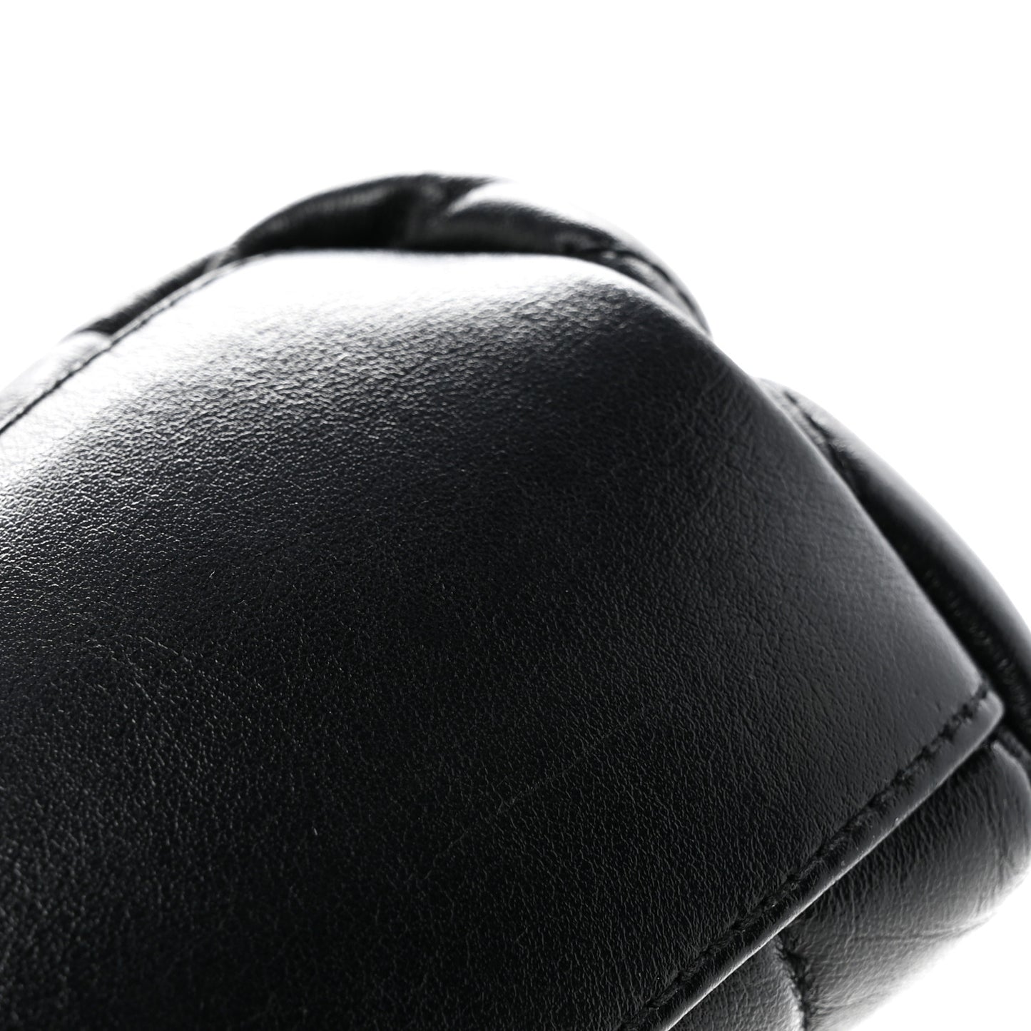 Calfskin Y Quilted Monogram Small Loulou Chain Satchel Black