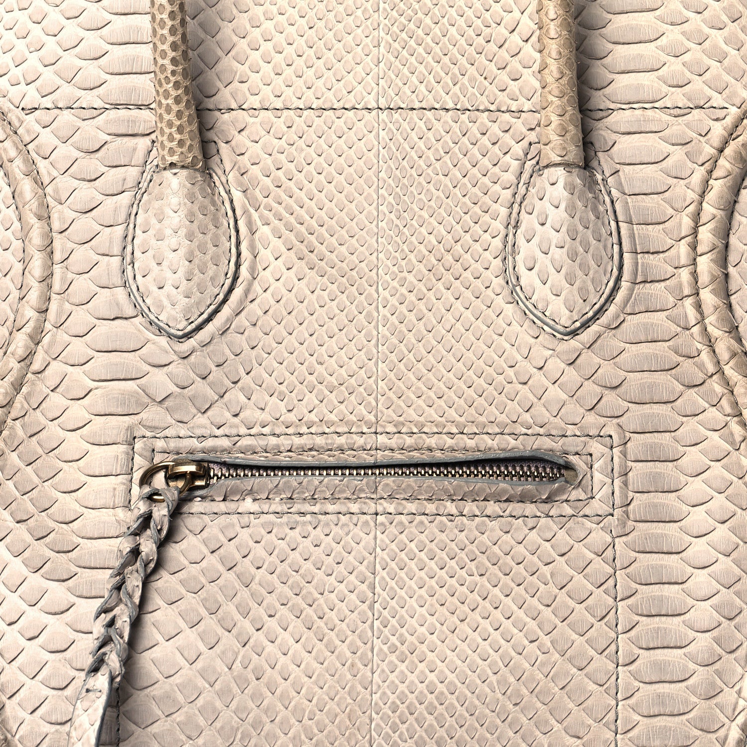 Celine Python Medium Phantom Luggage Grey 7 of 10