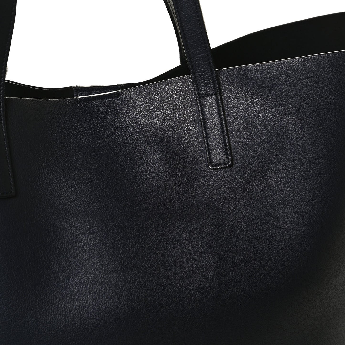 Calfskin Large Shopping Tote Navy