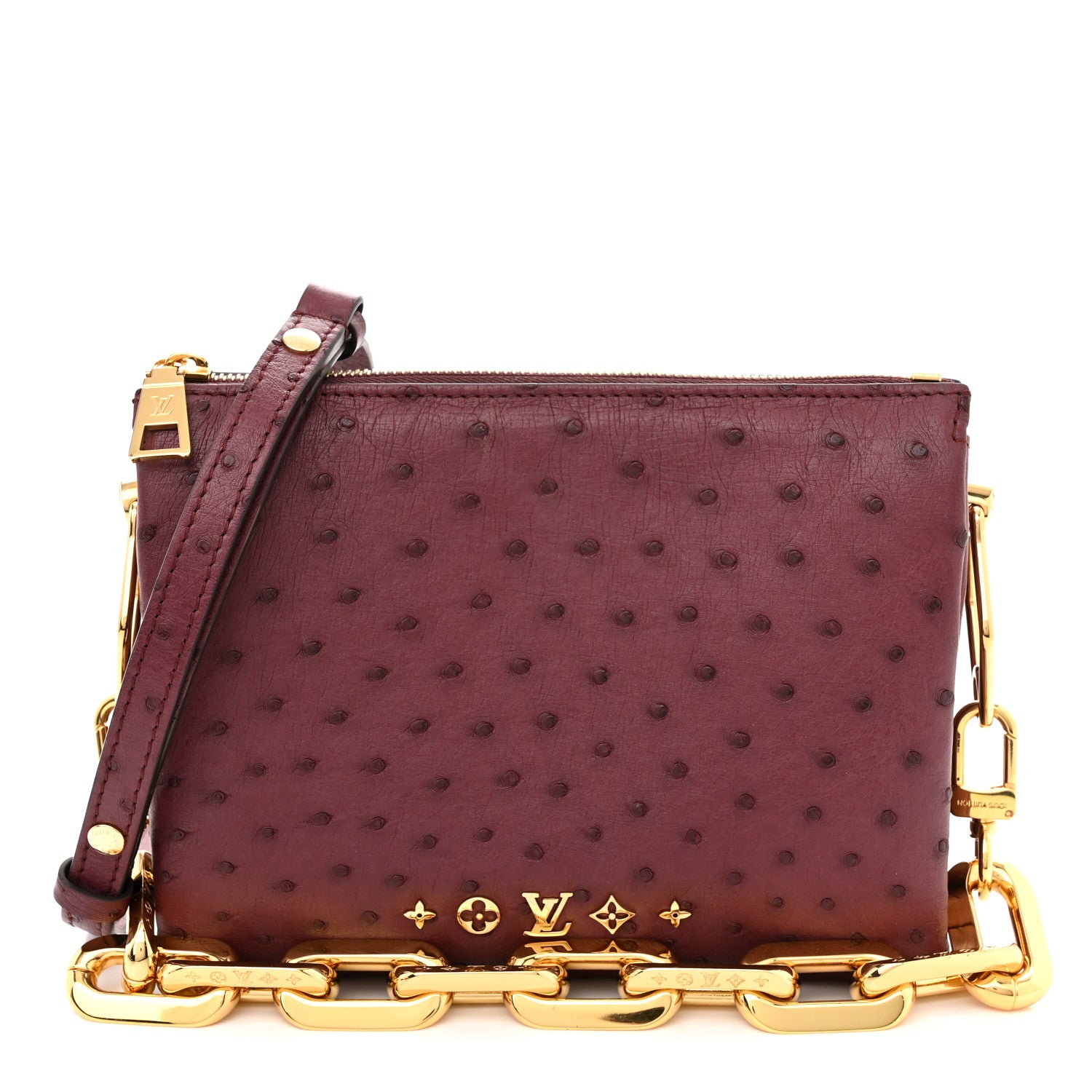 Louis Vuitton Ostrich Coussin BB Bordeaux 1 of 10