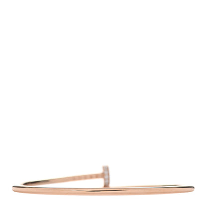 Cartier 18K Pink Gold Diamond Small Juste Un Clou Bracelet 16 3 of 5