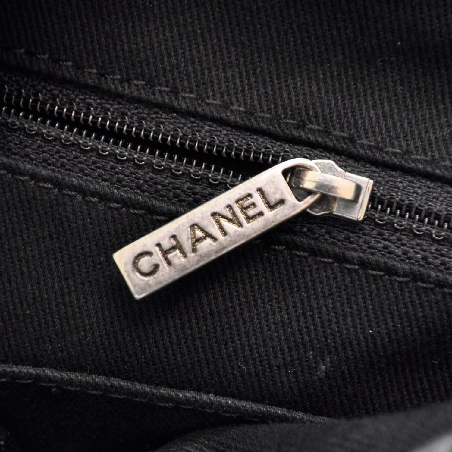 Chanel Leather Sloane Square Tote Gray 10 of 11
