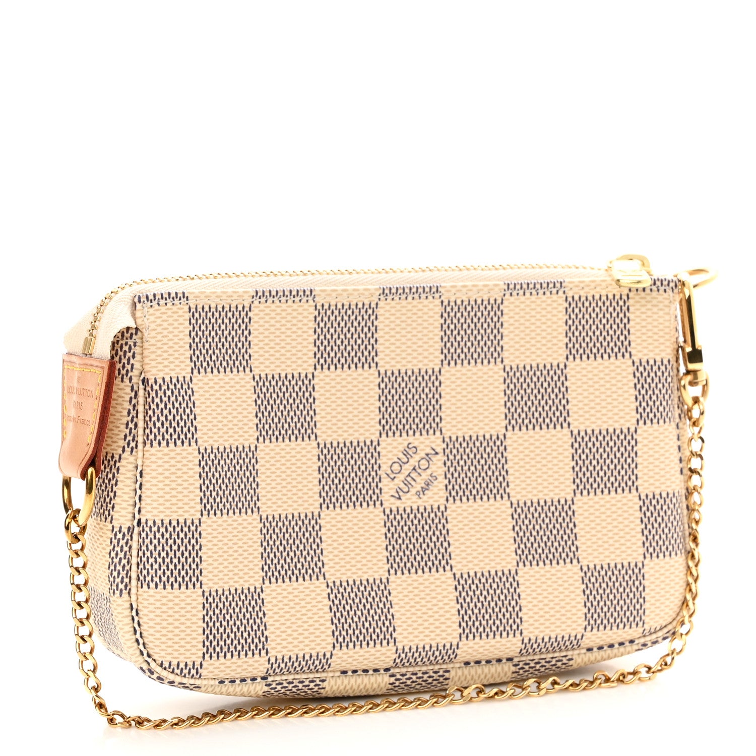 Louis Vuitton Damier Azur Mini Pochette Accessories 3 of 10