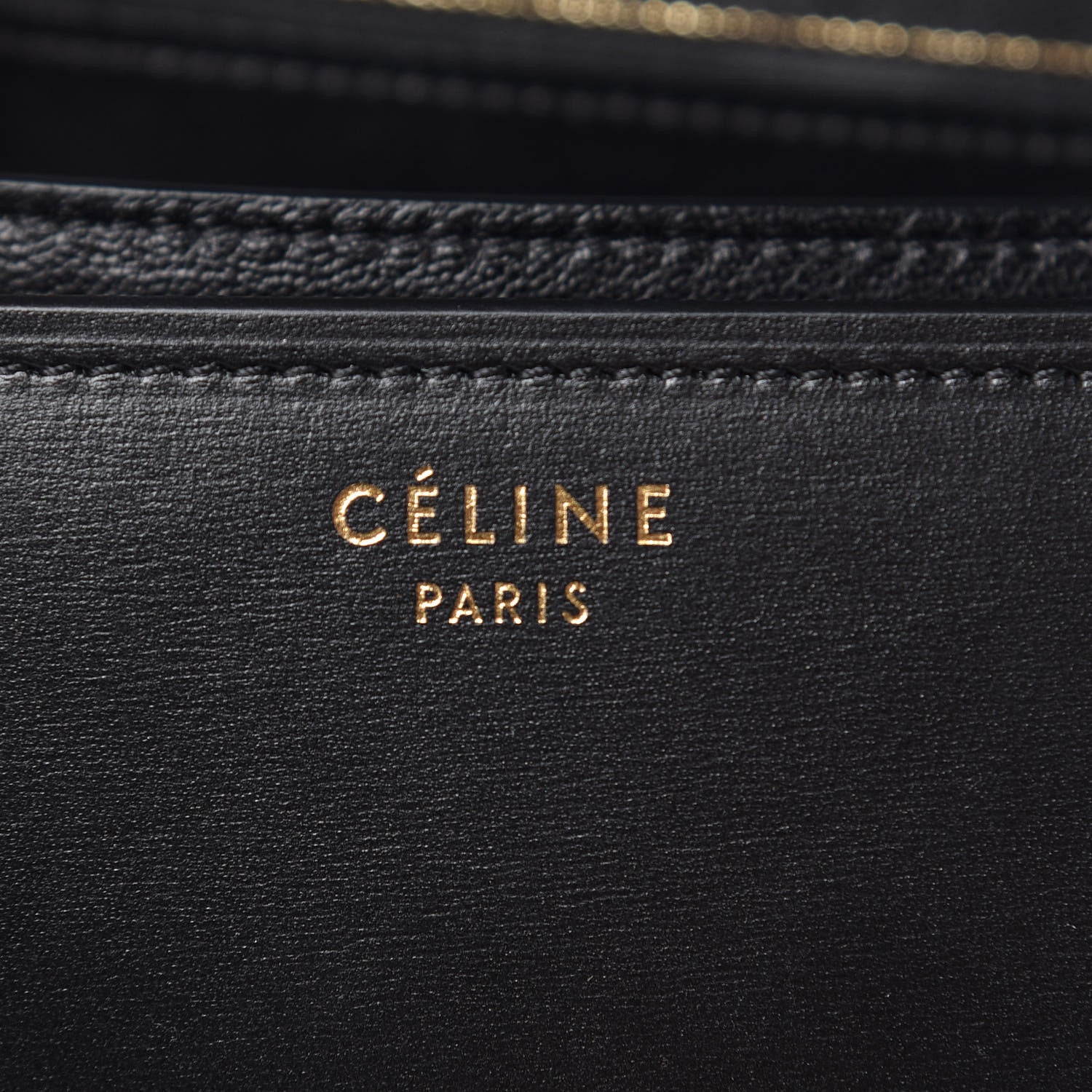 Celine Box Calfskin Medium Classic Box Flap Bag Black 6 of 8