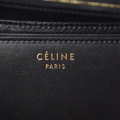 Celine Box Calfskin Medium Classic Box Flap Bag Black 6 of 8