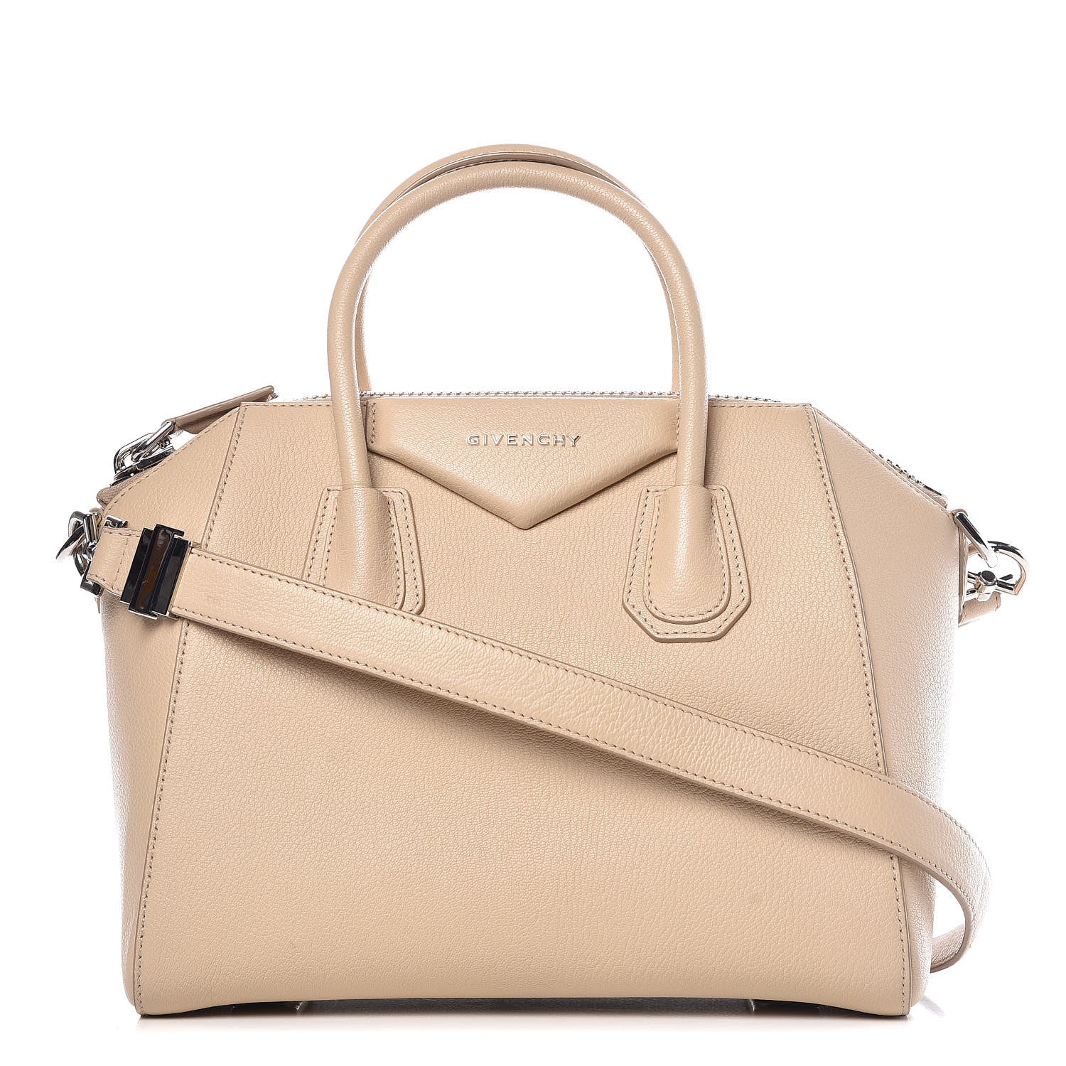 Givenchy Sugar Goatskin Small Antigona Beige Buff 1 of 11