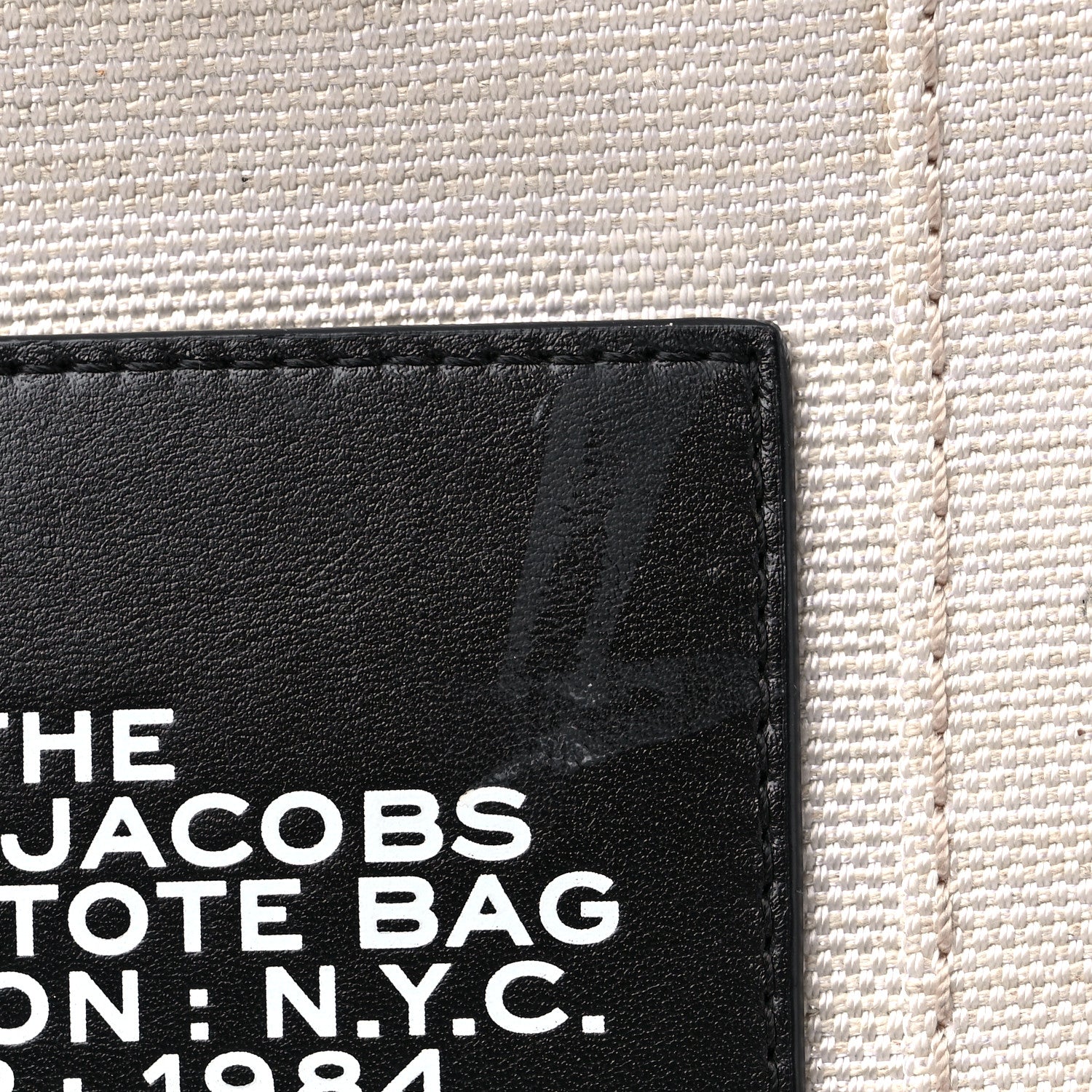 Marc Jacobs Cotton Canvas Medium The Traveler Tote Bag Beige 17 of 17