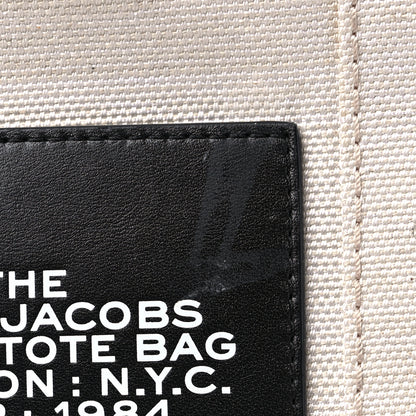 Marc Jacobs Cotton Canvas Medium The Traveler Tote Bag Beige 17 of 17