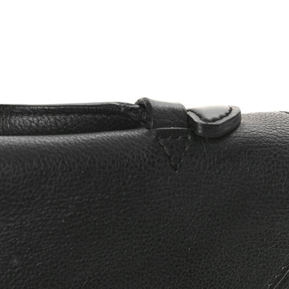 Louis Vuitton Calfskin Lockme MM Black 10 of 13