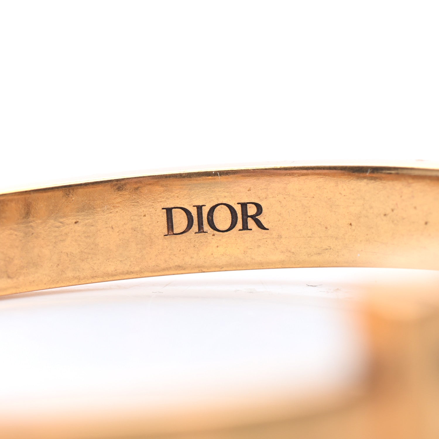 Christian Dior Metal J'Adior Bracelet Cuff Gold 4 of 4