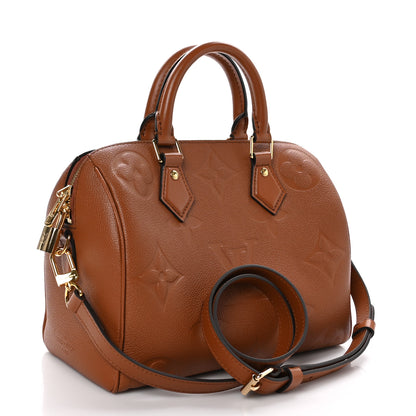Louis Vuitton Empreinte Monogram Giant Speedy Bandouliere 25 Cognac 3 of 10