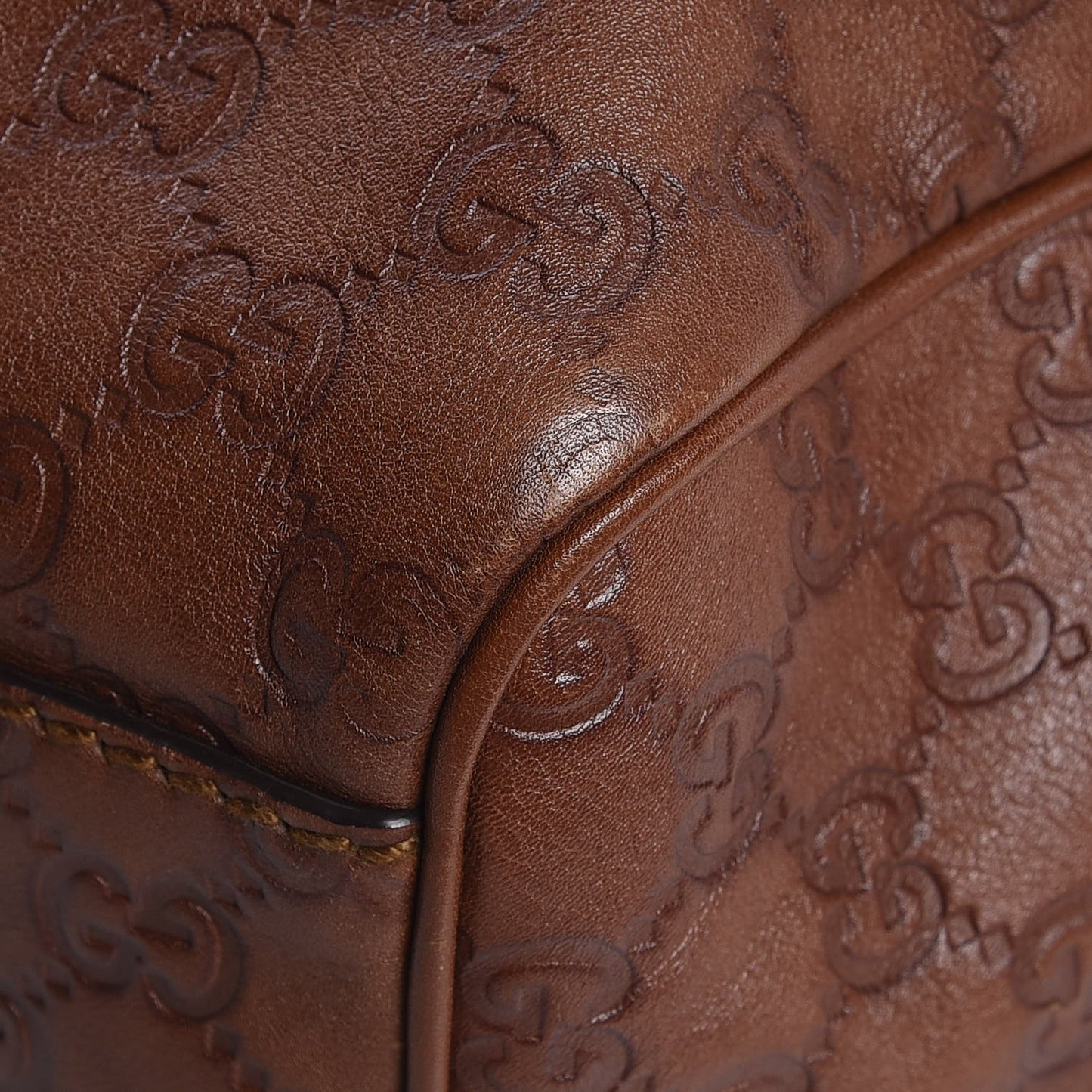 Guccissima Medium Sukey Tote Brown
