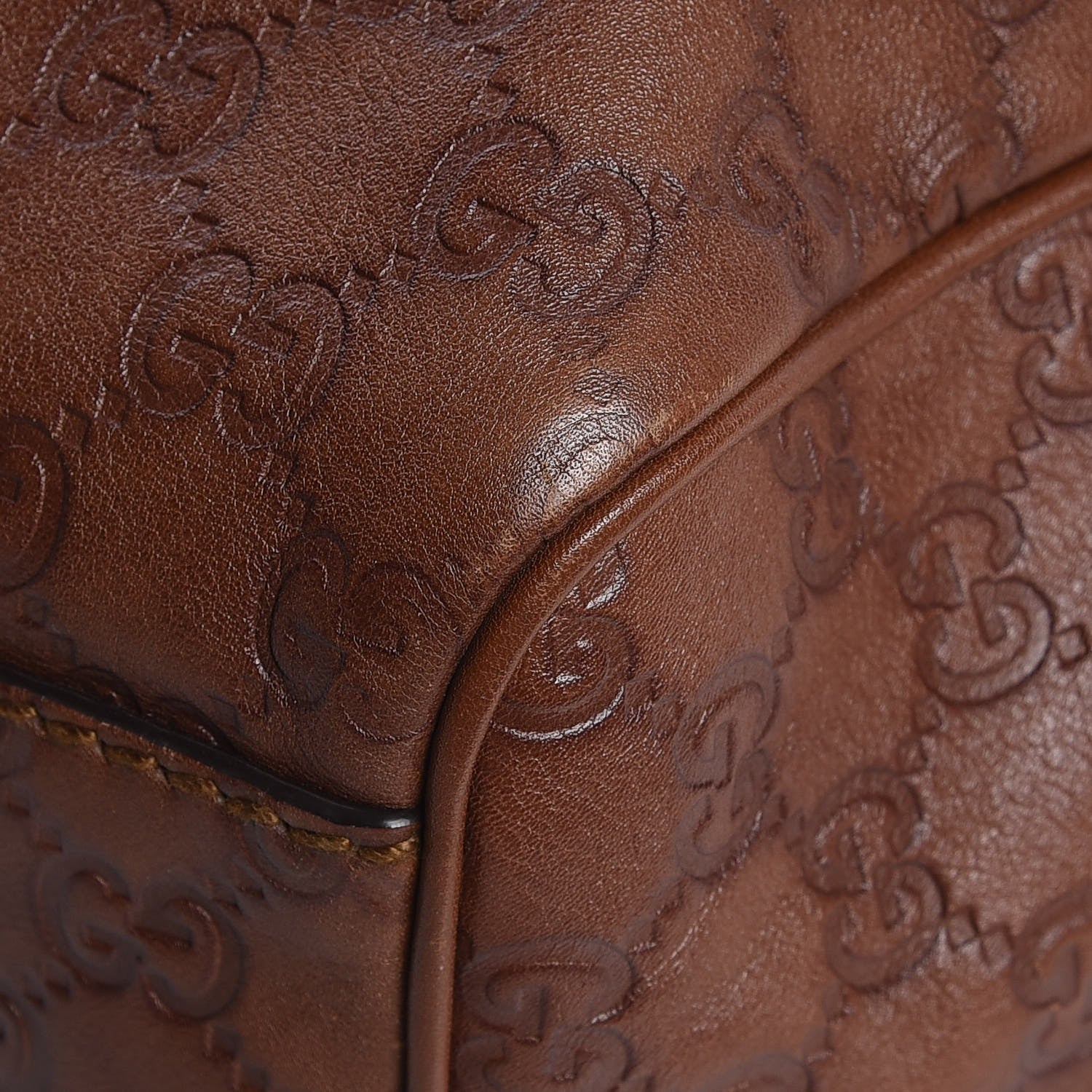 Gucci Guccissima Medium Sukey Tote Brown 10 of 11