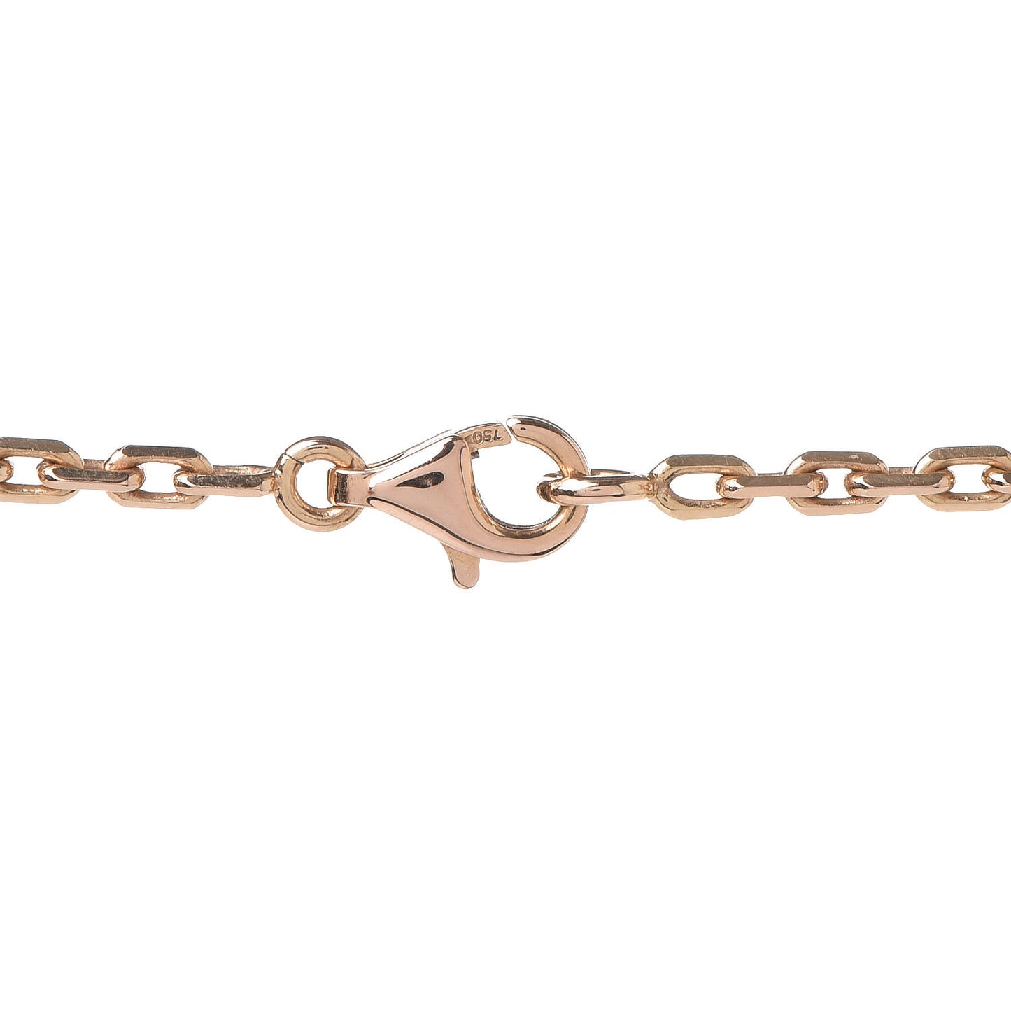 18K Yellow Gold Letterwood 10 Motifs Vintage Alhambra Necklace