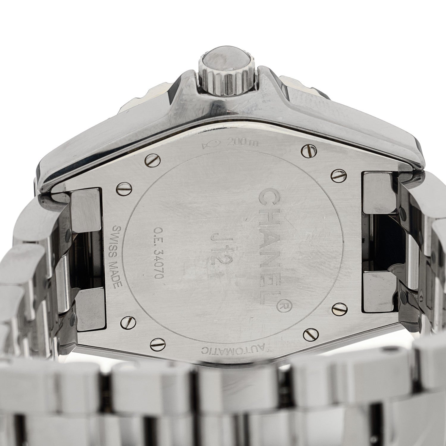 Chanel Titanium Ceramic 38mm J12 Chromatic Automatic Watch 4 of 4