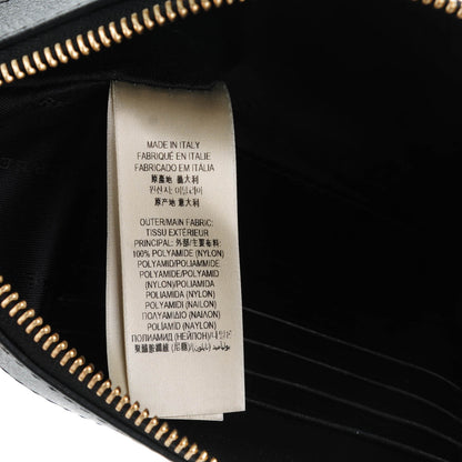 Burberry Horseferry Check Peyton Crossbody Clutch Bag Black 7 of 7
