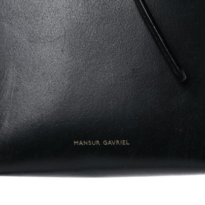 Mansur Gavriel Calfskin Mini Bucket Bag Black Ballerina 15 of 15