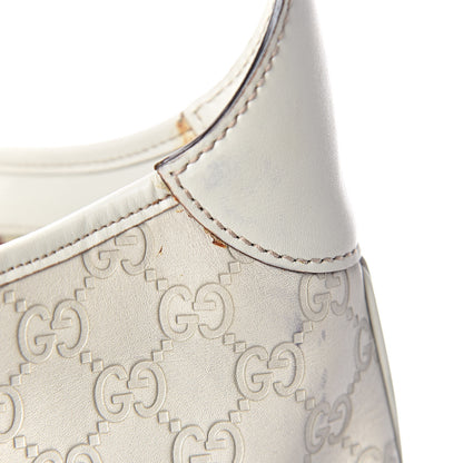 Gucci Guccissima Punch Hobo Off White 11 of 20