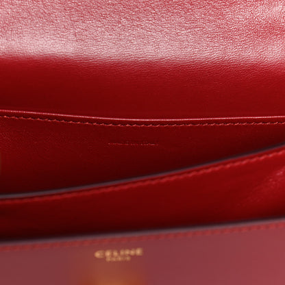 Celine Box Calfskin Teen Classic Box Flap Bag Red 6 of 9